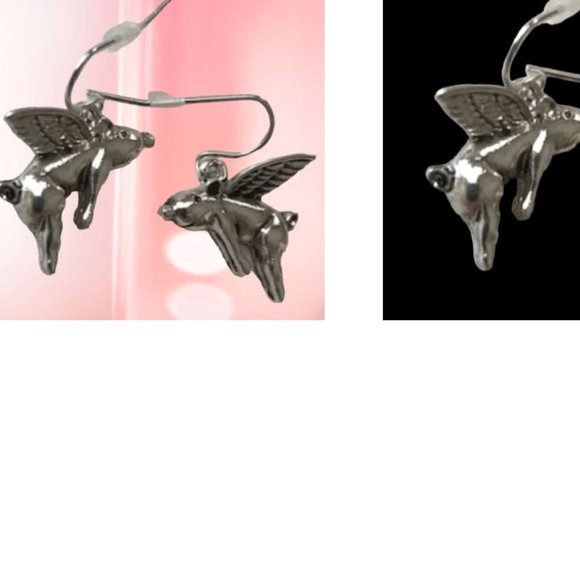 When Pigs Fly Earrings Whimsical New Dangle Hooks - Picture 10 of 10